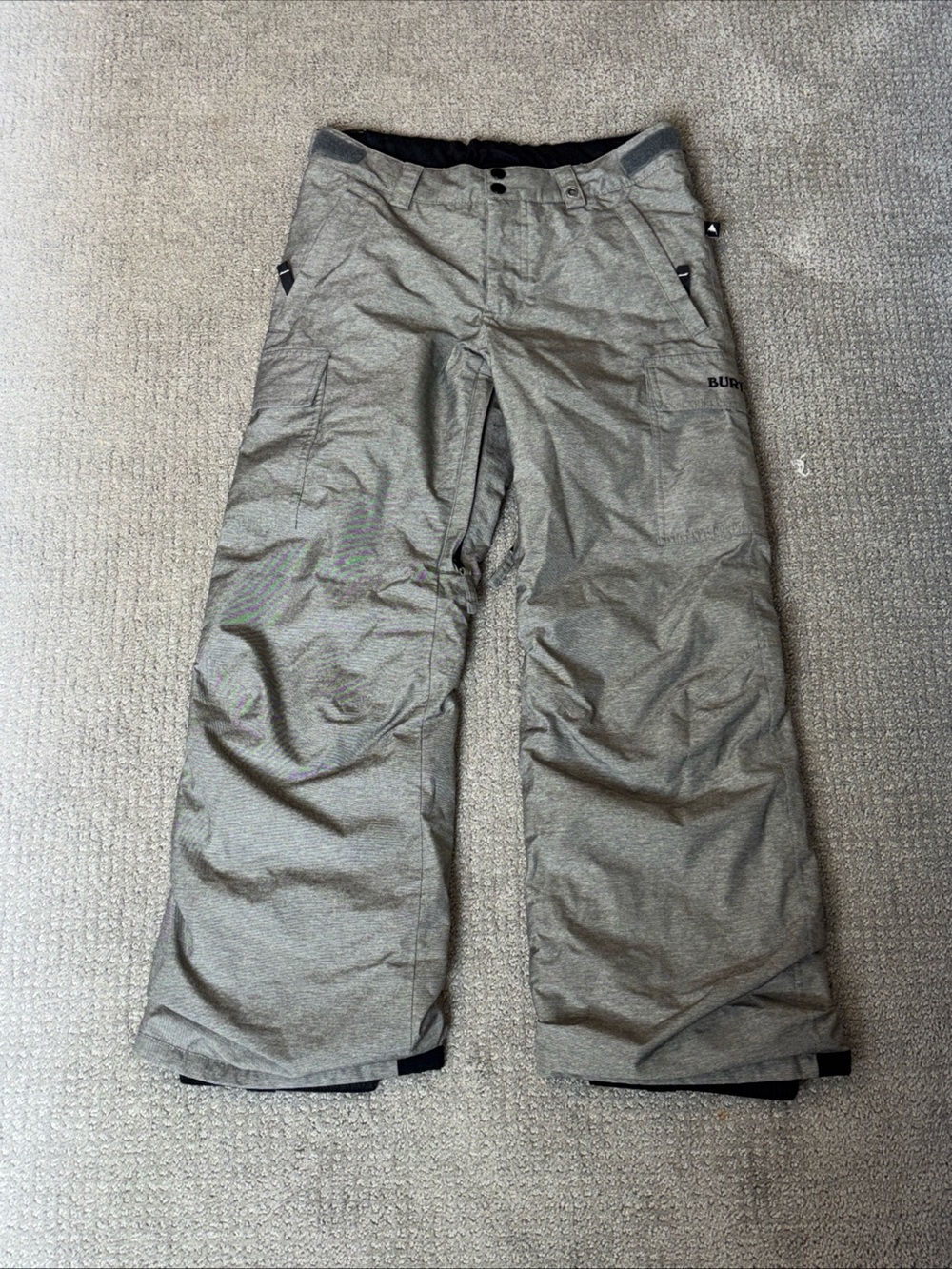Burton Size L Gray Snow/Ski Pants